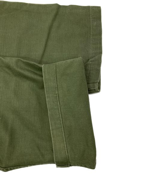 US ARMY（ユーエスアーミー）US ARMY (ユーエスアーミー) ［古着］コットンサテンTYPE1ベイカーパンツ オリーブ サイズ:36×29の古着・服飾アイテム