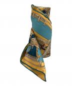 HERMESエルメス）の古着「カレ90」｜ブルー×イエロー