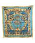 HERMES (エルメス) カレ90 ブルー×イエロー サイズ:90×90：17000円