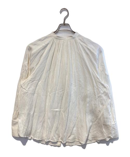 Curensology（カレンソロジー）Curensology (カレンソロジー) 2WAYギャザーブラウス ホワイト サイズ:FREEの古着・服飾アイテム