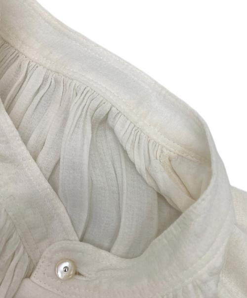 Curensology（カレンソロジー）Curensology (カレンソロジー) 2WAYギャザーブラウス ホワイト サイズ:FREEの古着・服飾アイテム