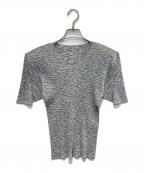PLEATS PLEASEプリーツプリーズ）の古着「プリーツカットソー」｜グレー
