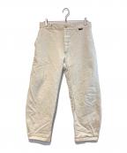 LABOUREURラブルール）の古着「［古着］フレンチワークパンツ」｜アイボリー