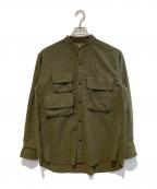 norbitノービット）の古着「Stand Collar Field Shirt」｜オリーブ
