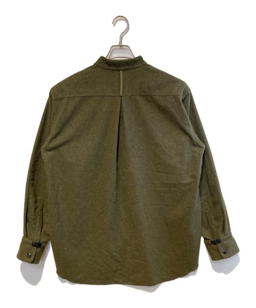 norbit（ノービット）norbit (ノービット) Stand Collar Field Shirt オリーブ サイズ:Ｍの古着・服飾アイテム