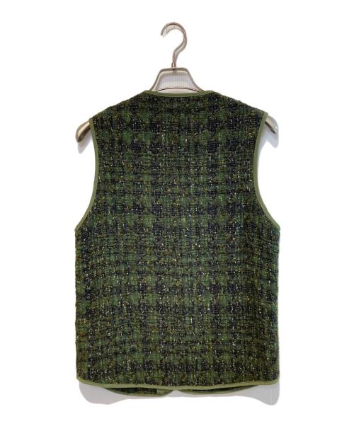 KESTIN（ケスティン）KESTIN (ケスティン) ツイードベスト オリーブ サイズ:Sの古着・服飾アイテム