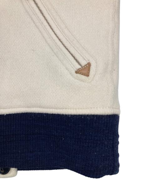 JACKMAN（ジャックマン）JACKMAN (ジャックマン) アワードジャケット ホワイト×ネイビー サイズ:Sの古着・服飾アイテム