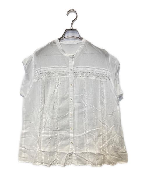 Spick and Span（スピック＆スパン）Spick and Span (スピック＆スパン) COローンフレンチレースブラウス ホワイト サイズ:Fの古着・服飾アイテム