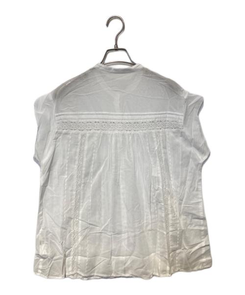 Spick and Span（スピック＆スパン）Spick and Span (スピック＆スパン) COローンフレンチレースブラウス ホワイト サイズ:Fの古着・服飾アイテム