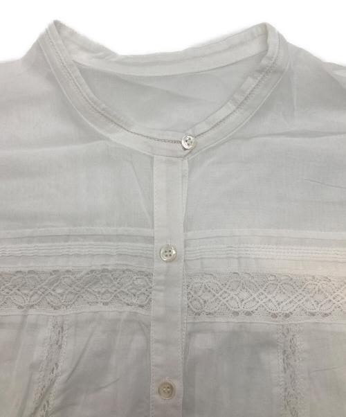 Spick and Span（スピック＆スパン）Spick and Span (スピック＆スパン) COローンフレンチレースブラウス ホワイト サイズ:Fの古着・服飾アイテム