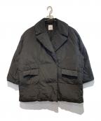 Mila Owenミラオーウェン）の古着「フレンチダウンハーフ丈パデッドコート」｜ブラック