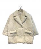 Mila Owenミラオーウェン）の古着「フレンチダウンハーフ丈パデッドコート」｜アイボリー