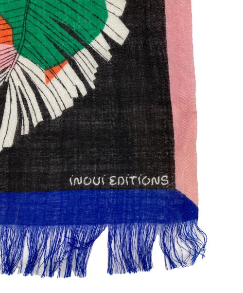 INOUI EDITIONS（イヌイエディションズ）INOUI EDITIONS (イヌイエディションズ) 大判ストール マルチカラーの古着・服飾アイテム