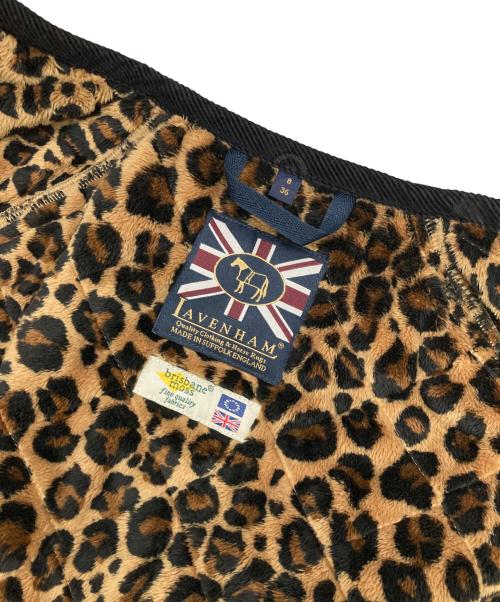 LAVENHAM（ラベンハム）LAVENHAM (ラベンハム) キルティングノーカラーコート ブラック サイズ:36の古着・服飾アイテム