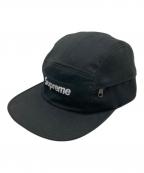 SUPREMEシュプリーム）の古着「Side Zip Twill Camp Cap」｜ブラック