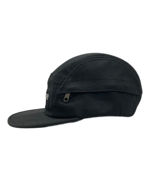 SUPREME（シュプリーム）SUPREME (シュプリーム) Side Zip Twill Camp Cap ブラックの古着・服飾アイテム