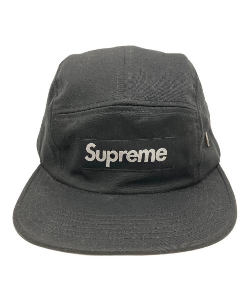 SUPREME（シュプリーム）SUPREME (シュプリーム) Side Zip Twill Camp Cap ブラックの古着・服飾アイテム