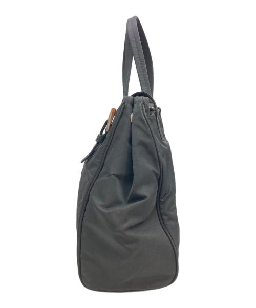 PRADA（プラダ）PRADA (プラダ) ナイロントートバッグ ブラックの古着・服飾アイテム