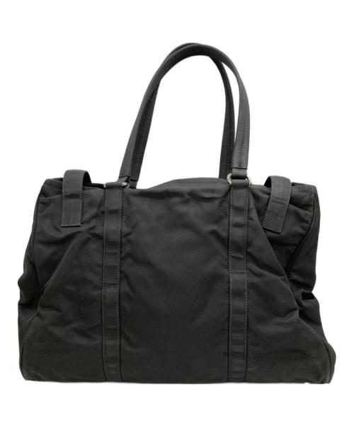 PRADA（プラダ）PRADA (プラダ) ナイロントートバッグ ブラックの古着・服飾アイテム