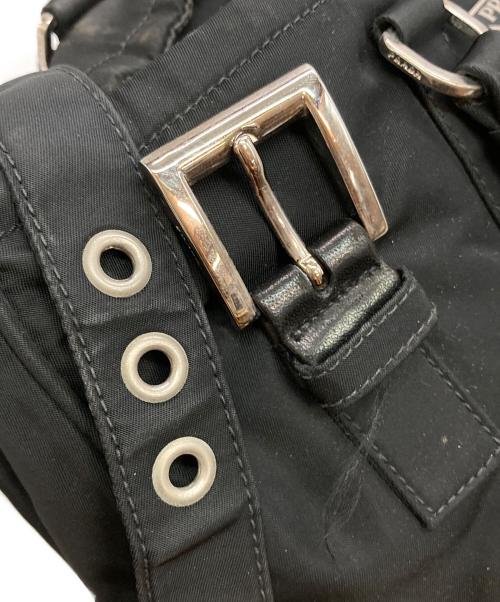 PRADA（プラダ）PRADA (プラダ) ナイロントートバッグ ブラックの古着・服飾アイテム