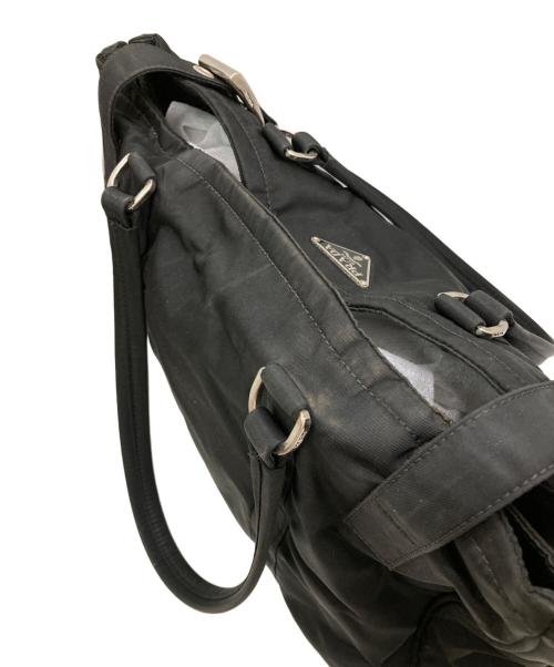 PRADA（プラダ）PRADA (プラダ) ナイロントートバッグ ブラックの古着・服飾アイテム