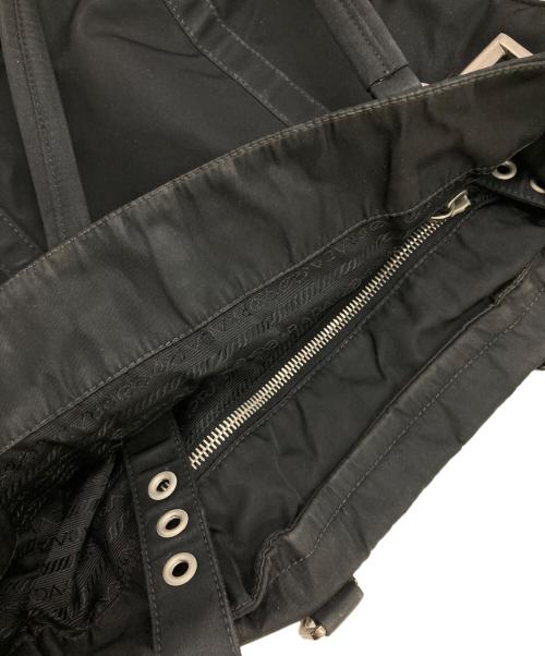 PRADA（プラダ）PRADA (プラダ) ナイロントートバッグ ブラックの古着・服飾アイテム