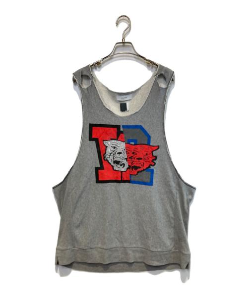 FACETASM（ファセッタズム）FACETASM (ファセッタズム) COLLEGE TANK グレー サイズ:4の古着・服飾アイテム