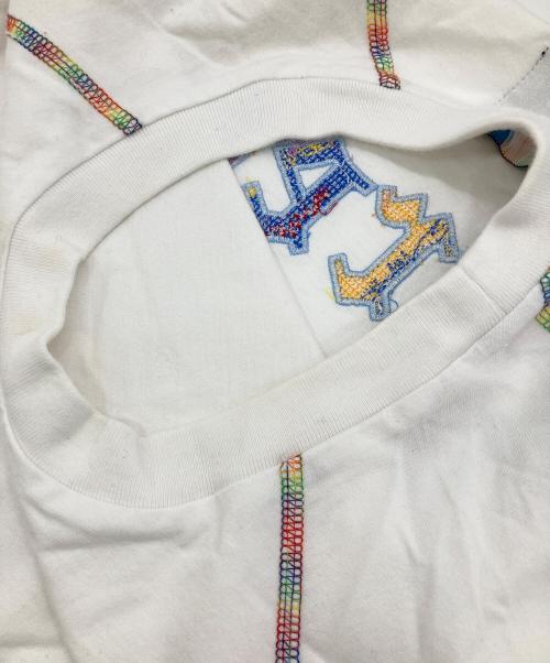 Coogi（クージー）Coogi (クージー) Supreme (シュプリーム) Raglan S/S Top ホワイト サイズ:Lの古着・服飾アイテム