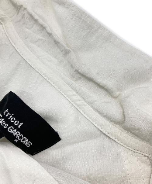 tricot COMME des GARCONS（トリココムデギャルソン）tricot COMME des GARCONS (トリココムデギャルソン) 丸襟S/Sシャツ ホワイト サイズ:Mの古着・服飾アイテム
