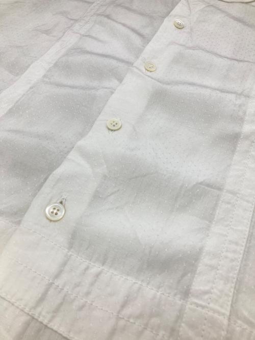 tricot COMME des GARCONS（トリココムデギャルソン）tricot COMME des GARCONS (トリココムデギャルソン) 丸襟S/Sシャツ ホワイト サイズ:Mの古着・服飾アイテム