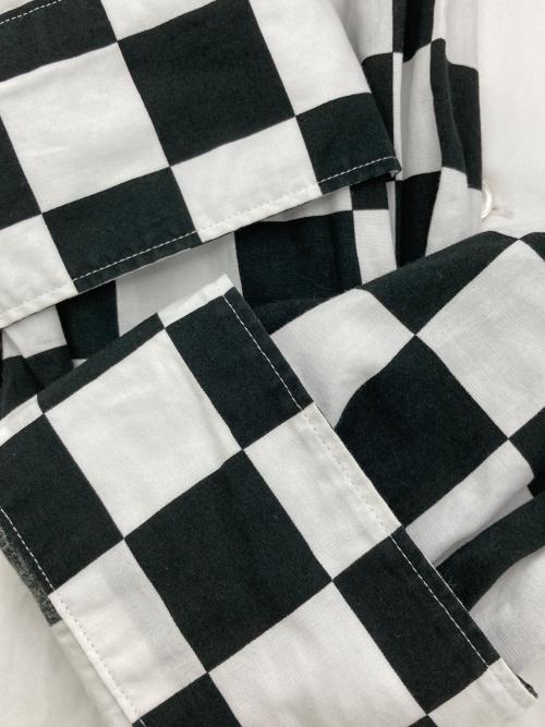 COMME des GARCONS（コムデギャルソン）COMME des GARCONS (コムデギャルソン) 丸襟L/Sシャツ ホワイト×ブラック サイズ:MMの古着・服飾アイテム