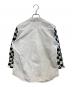 COMME des GARCONS (コムデギャルソン) 丸襟L/Sシャツ ホワイト×ブラック サイズ:MM：10000円