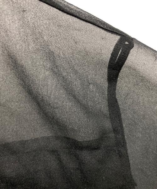 tricot COMME des GARCONS（トリココムデギャルソン）tricot COMME des GARCONS (トリココムデギャルソン) フリルシアーブラウス ブラック サイズ:不明の古着・服飾アイテム