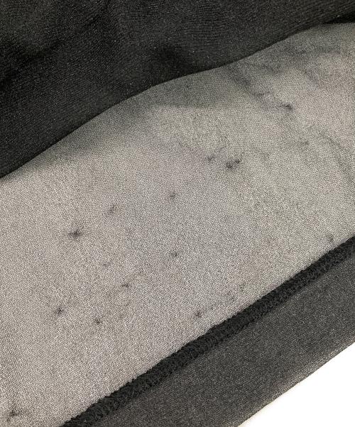 tricot COMME des GARCONS（トリココムデギャルソン）tricot COMME des GARCONS (トリココムデギャルソン) フリルシアーブラウス ブラック サイズ:不明の古着・服飾アイテム