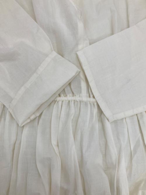 merlette（マーレット）merlette (マーレット) オフェーリア ワンピース ティアード ホワイト サイズ:XSの古着・服飾アイテム