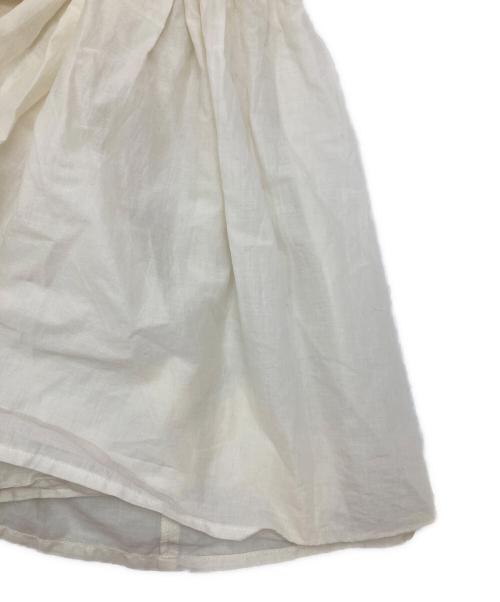 merlette（マーレット）merlette (マーレット) オフェーリア ワンピース ティアード ホワイト サイズ:XSの古着・服飾アイテム