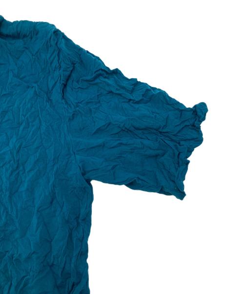 ISSEY MIYAKE（イッセイミヤケ）ISSEY MIYAKE (イッセイミヤケ) ポロシャツ ブルー サイズ:Ｍの古着・服飾アイテム