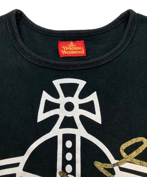 Vivienne Westwood（ヴィヴィアンウエストウッド）Vivienne Westwood (ヴィヴィアンウエストウッド) アングロマニアオーブTシャツ ブラック サイズ:38の古着・服飾アイテム