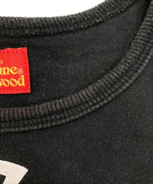 Vivienne Westwood（ヴィヴィアンウエストウッド）Vivienne Westwood (ヴィヴィアンウエストウッド) アングロマニアオーブTシャツ ブラック サイズ:38の古着・服飾アイテム