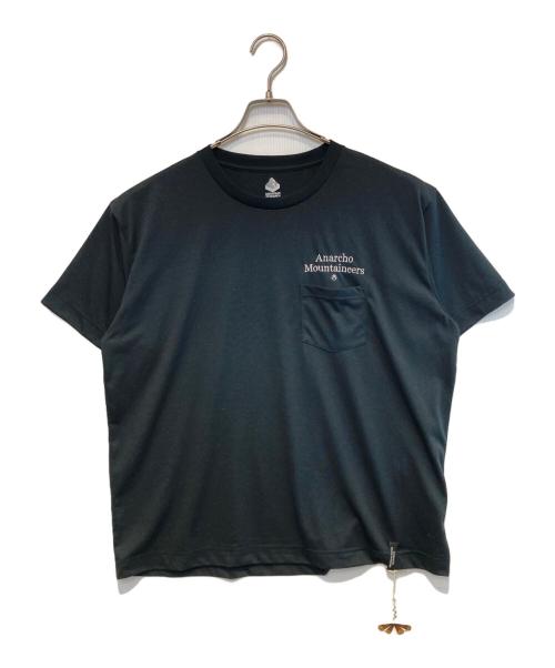 MOUNTAIN RESEARCH（マウンテンリサーチ）MOUNTAIN RESEARCH (マウンテンリサーチ) A.M. Q.D.TEE ブラック サイズ:Sの古着・服飾アイテム