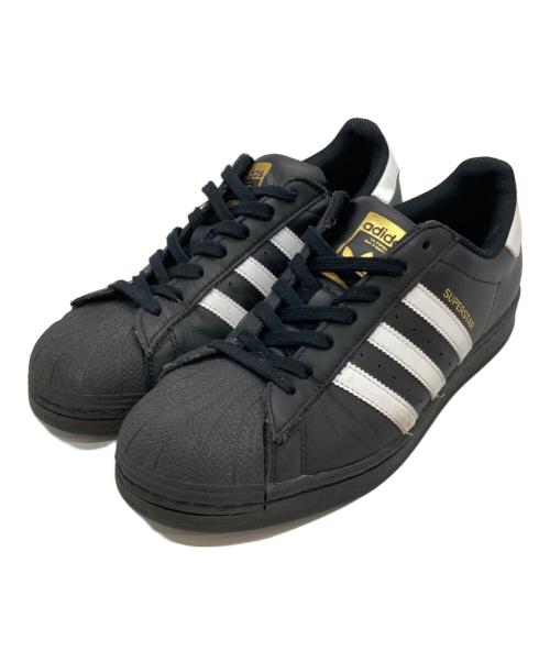 adidas（アディダス）adidas (アディダス) SUPER STAR ブラック サイズ:US9 1/2の古着・服飾アイテム