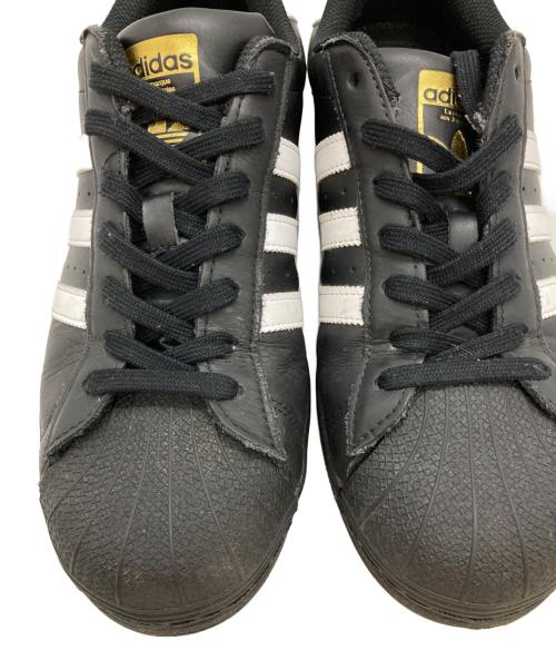 adidas（アディダス）adidas (アディダス) SUPER STAR ブラック サイズ:US9 1/2の古着・服飾アイテム
