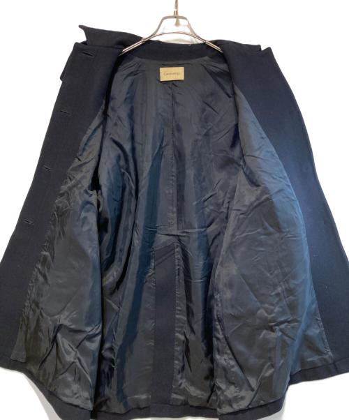 Curensology（カレンソロジー）Curensology (カレンソロジー) メルトンステンカラーコート ネイビー サイズ:Freeの古着・服飾アイテム
