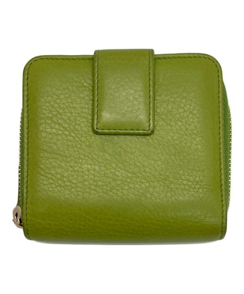 GUCCI（グッチ）GUCCI (グッチ) コンパクトウォレット グリーンの古着・服飾アイテム