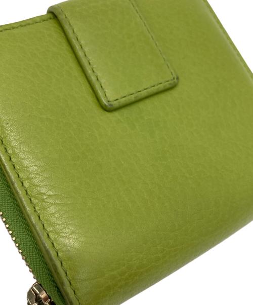 GUCCI（グッチ）GUCCI (グッチ) コンパクトウォレット グリーンの古着・服飾アイテム