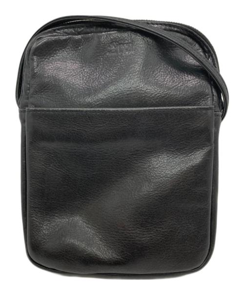 Rinori（リノリ）Rinori (リノリ) レザーショルダーバッグ ブラックの古着・服飾アイテム