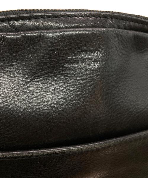 Rinori（リノリ）Rinori (リノリ) レザーショルダーバッグ ブラックの古着・服飾アイテム