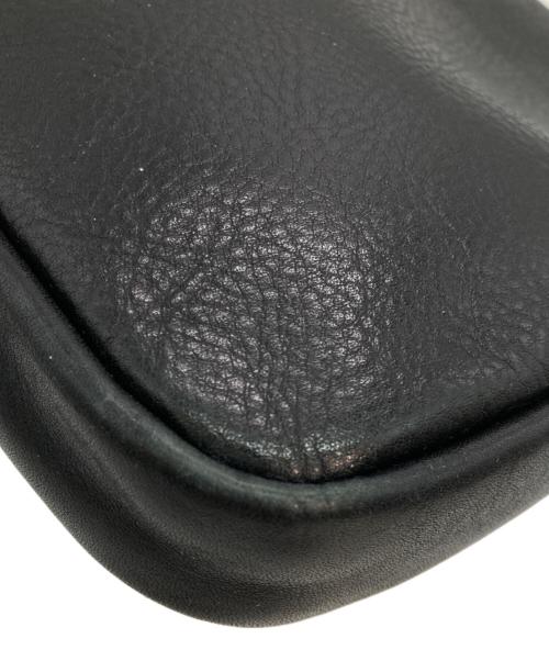 Rinori（リノリ）Rinori (リノリ) レザーショルダーバッグ ブラックの古着・服飾アイテム