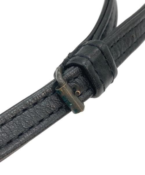 Rinori（リノリ）Rinori (リノリ) レザーショルダーバッグ ブラックの古着・服飾アイテム