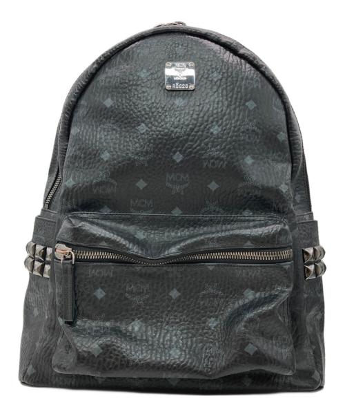 MCM（エムシーエム）MCM (エムシーエム) Stark サイドスタッズ バックパック - ヴィセトス ブラックの古着・服飾アイテム